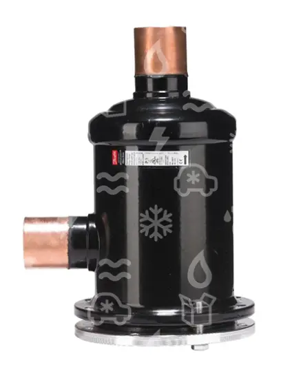 tělo dehydrátoru Danfoss DCR 04813sS, 42mm, ODF, pájecí, bez vložky